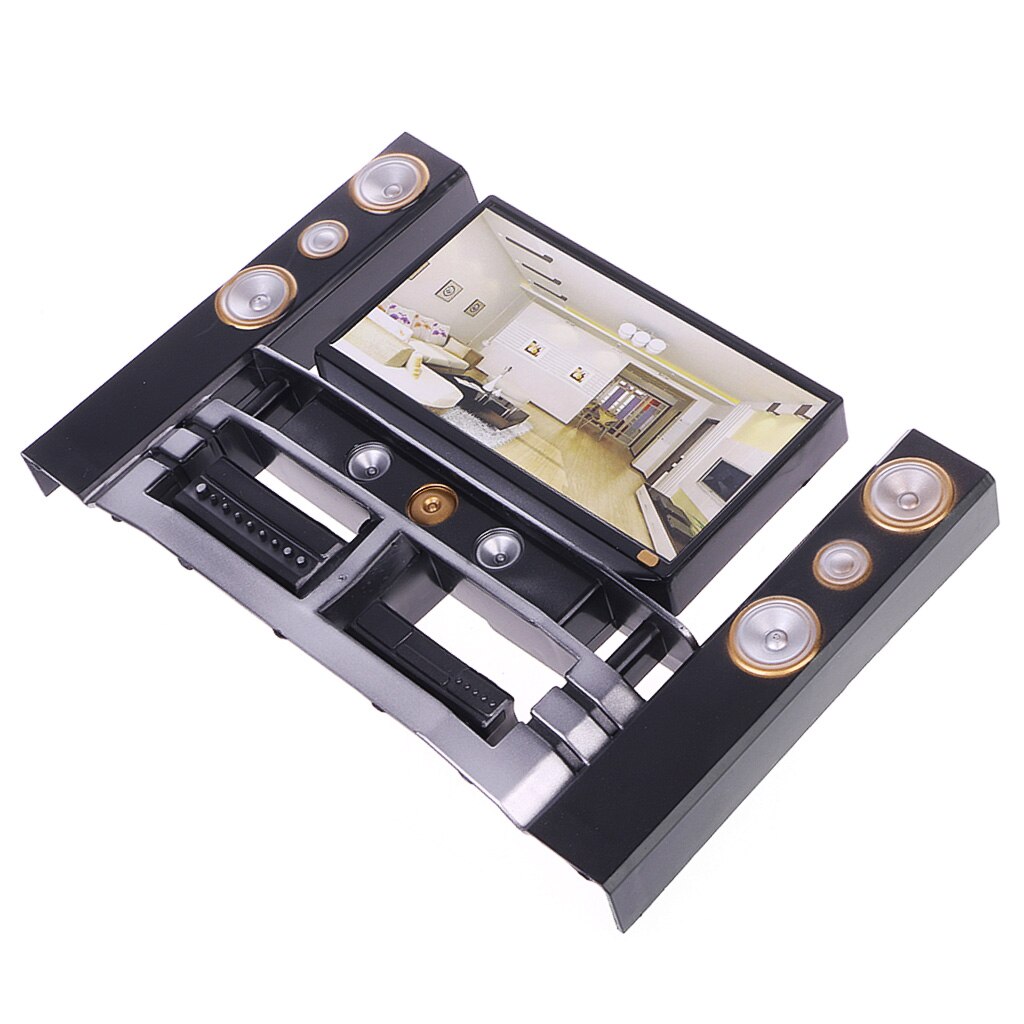 Kid Poppenhuis Meubels Accessoires Tv Theater Set Outfit Voor Pop-Twfi