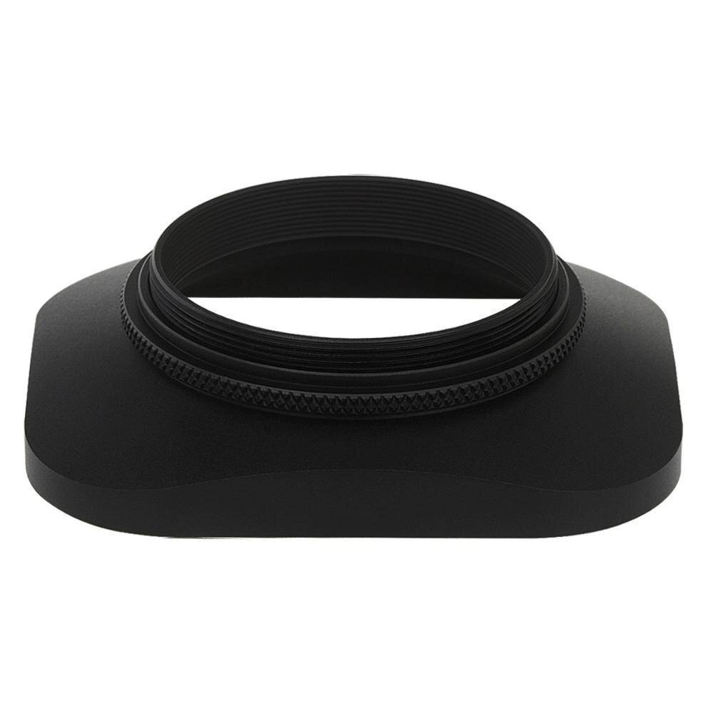 Haoge 43mm Platz Metall Schraube-in Objektiv Haube mit Kappe für Voigtlander Nokton Klassische 35mm f 1,4 40mm f/1,4 MC SC VM Objektiv Schwarz