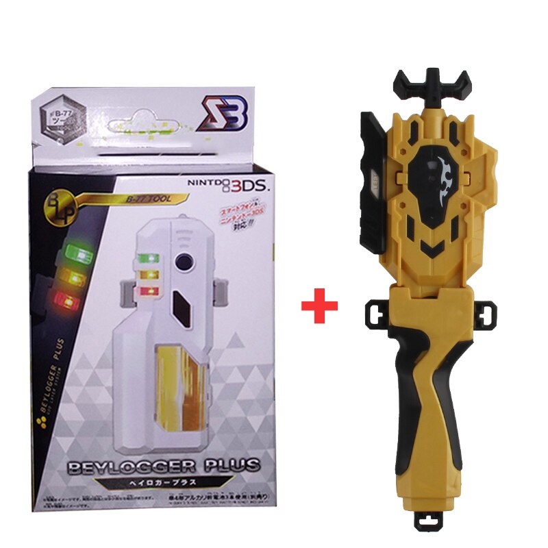 SB Launcher for Beylades Burst Beyblogger Plus with Light and Music(Optional) two-way Antenna for Gyro Toys: B77 with yellow