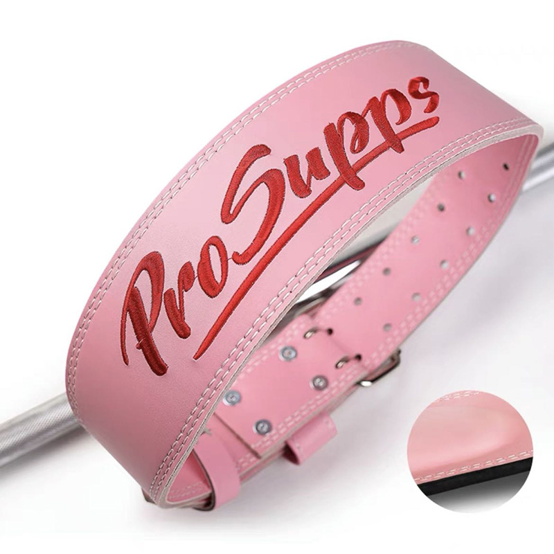 Cintura in pelle per sollevamento pesi Cintura per allenamento fitness Cintura per tutore in vita Protezione lombare tozzo Stacco bodybuilding Palestra Supporto per la schiena