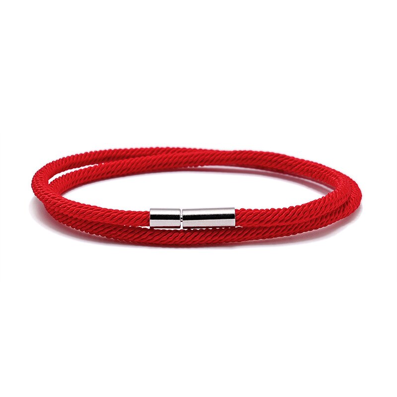 Coppia di braccialetti in corda di milano nuovi modelli di esplosione transfrontaliera fibbia doppio strato milano linea bracciali in corda a mano per donna: 08