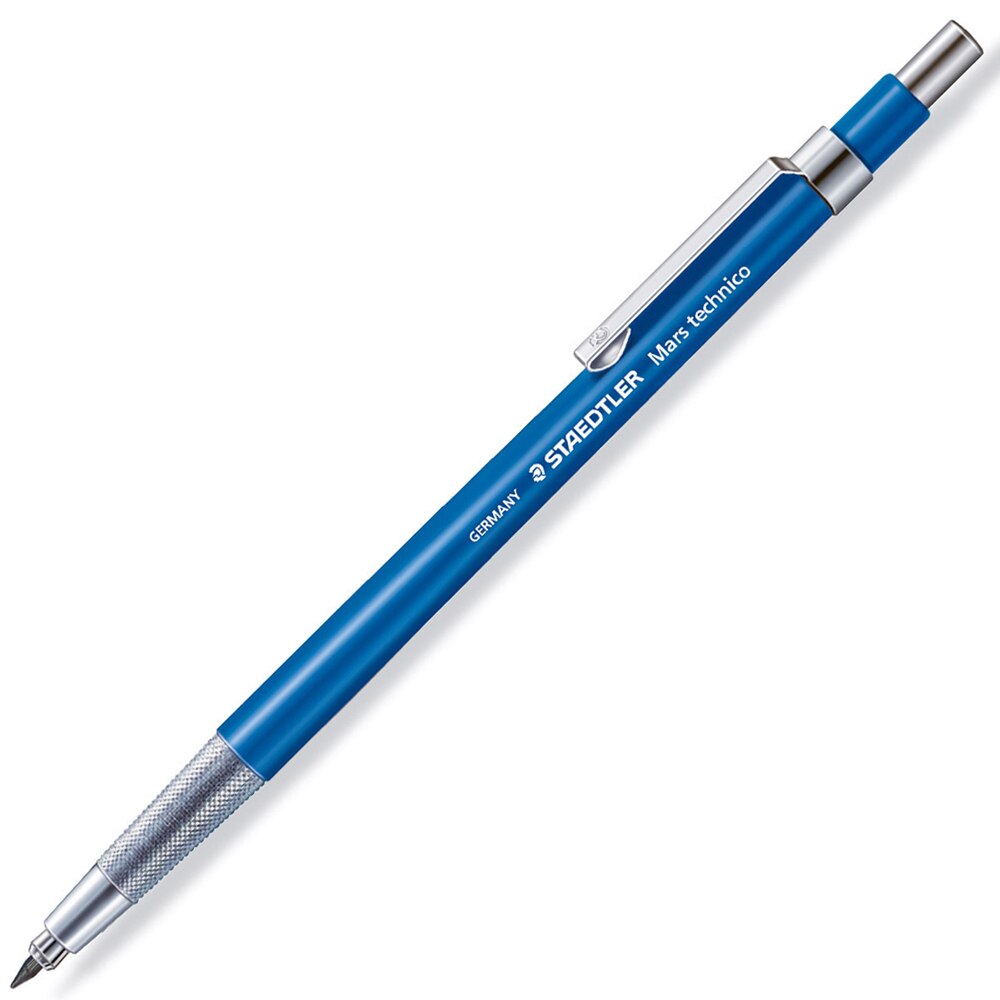 Staedtler 780 C Mars technico Automatic Mechanical Pencil 2.0mm Blue Body Color Leadholder for drawing, sketching and writing