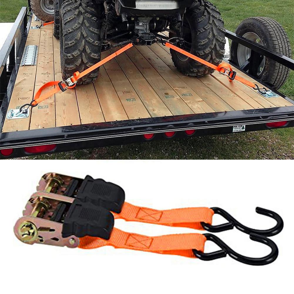 Catraca amarra para baixo correias de carga de amarração 1000lb quebra força catraca tie-down cinta kit para carro e caminhão bagagem tie-down cinta