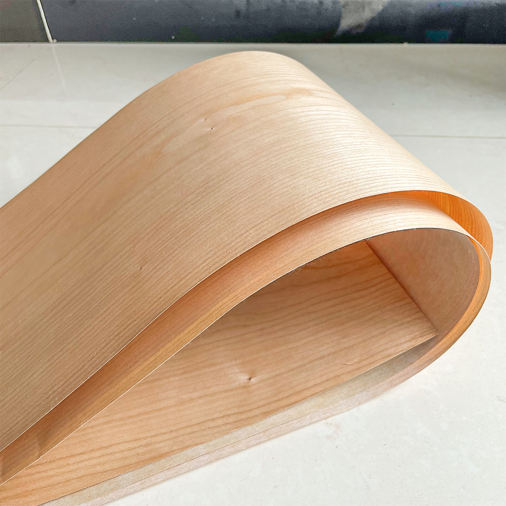 OMUKI Naturalny fornir brzozowy Cienkie kawałki drewna Ręcznie robione DIY Odnowione meble Drzwi Głośniki gitarowe Drewniane rękodzieło