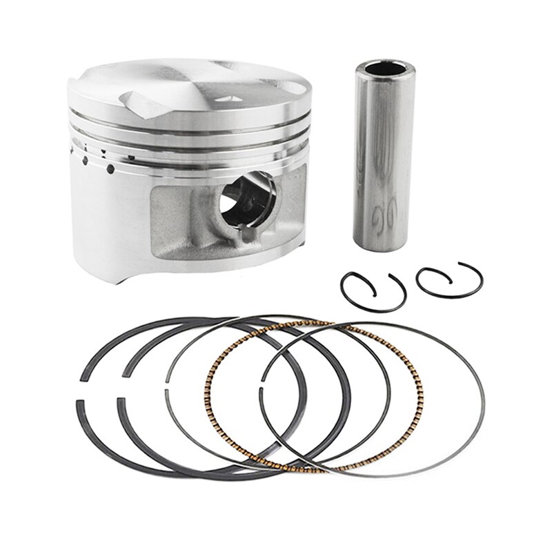 Piezas de motor de motocicleta STD, juego de pistones y anillos de 72mm para Suzuki DR 250 DR250 S 1982-1987 TU 250 1997-2001 GN 250 1985-2001: Set Kit 1.0 73mm