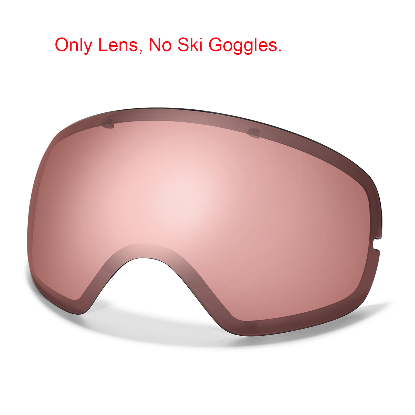 Winter Outdoor SKI Goggles Men And Women Teen, Free Optical Frame and Bag, UV400 Anti-Fog Snowboard Eyewear, Charistmas: Chocolate