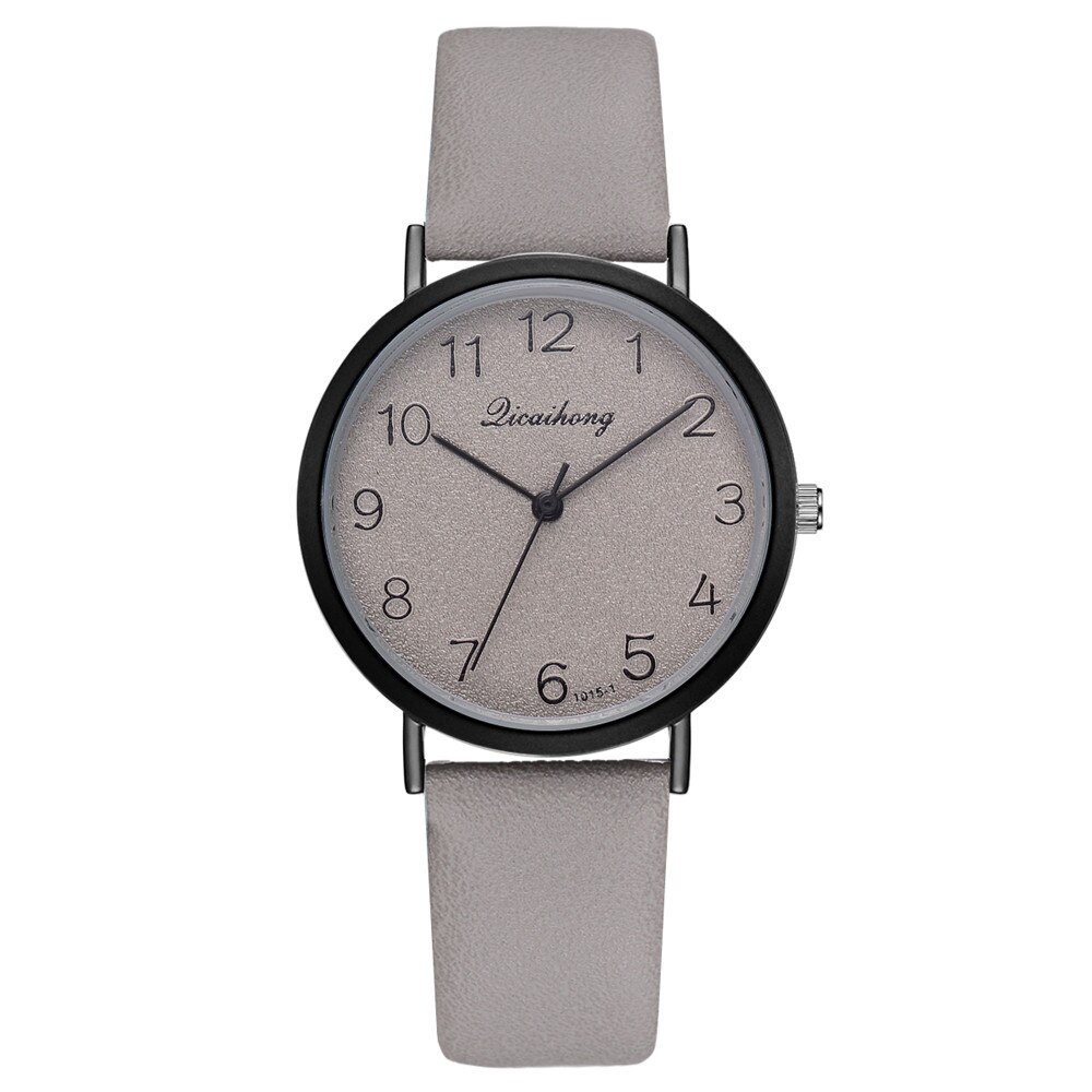 Prosty damski skórzany pasek robić zegarka analogowy zegarek kwarcowy zwykły złoty damski sukienka na prezent zegarki zegar kobieta Relogio Feminino