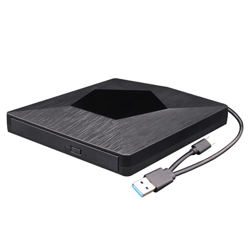 Externe Dvd Drive Brander Ultra Slim Usb 3.0 En Type-C Cd Dvd Brander Speler Voor Mac Os, windows Xp/7/8/10, Laptop Pc: Default Title