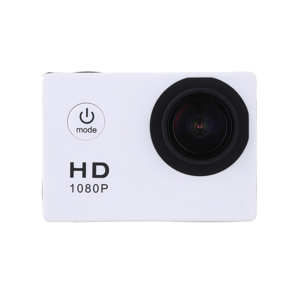 Mini Camera Waterdichte Cam Nieuw Type Sport Actie Screen Kleur Waterbestendig Video Onderwater Camera Full Hd 1080P: White 