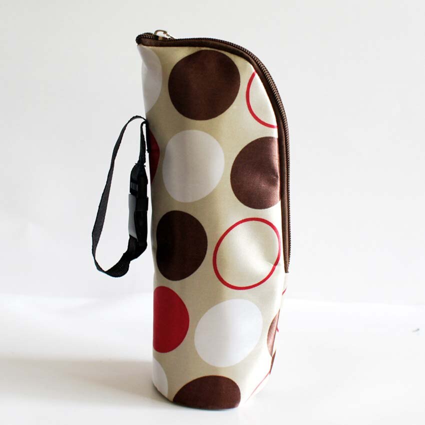 Kreskówki dla dzieci robić karmienia kubek butelka wody torba termiczna utrzymać ciepło Thermol termos robić przechowywania torba izolacyjna pokrywa dla robić butelek dla niemowląt: Beige Circle