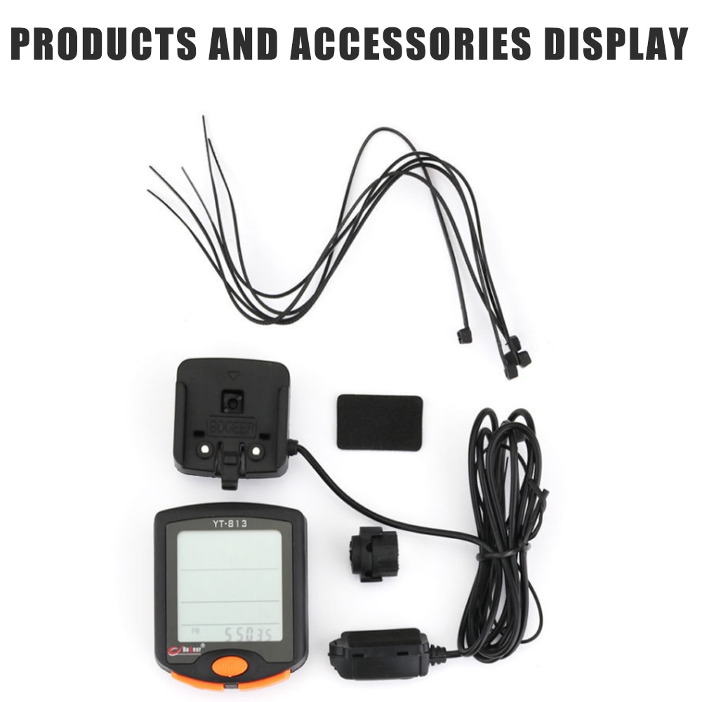 Multifunctionele Bike Speed Meter Fiets Computer Snelheidsmeter Met Sport Sensoren Waterdichte Snelheidsmeter Digitale Fiets Computer