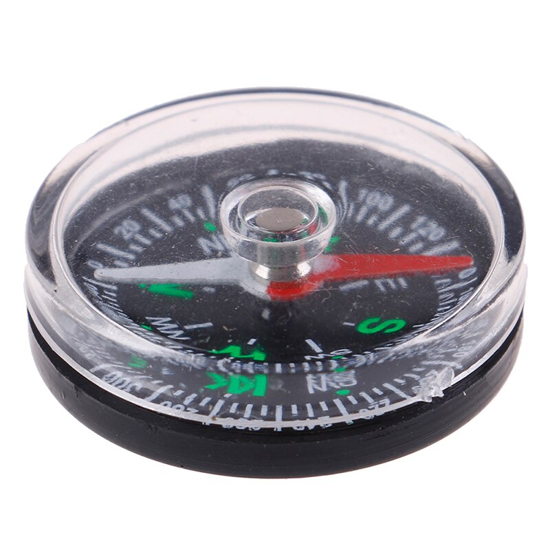 30mm mini kompass camping vandring utomhus resor navigering vilda överlevnadsverktyg