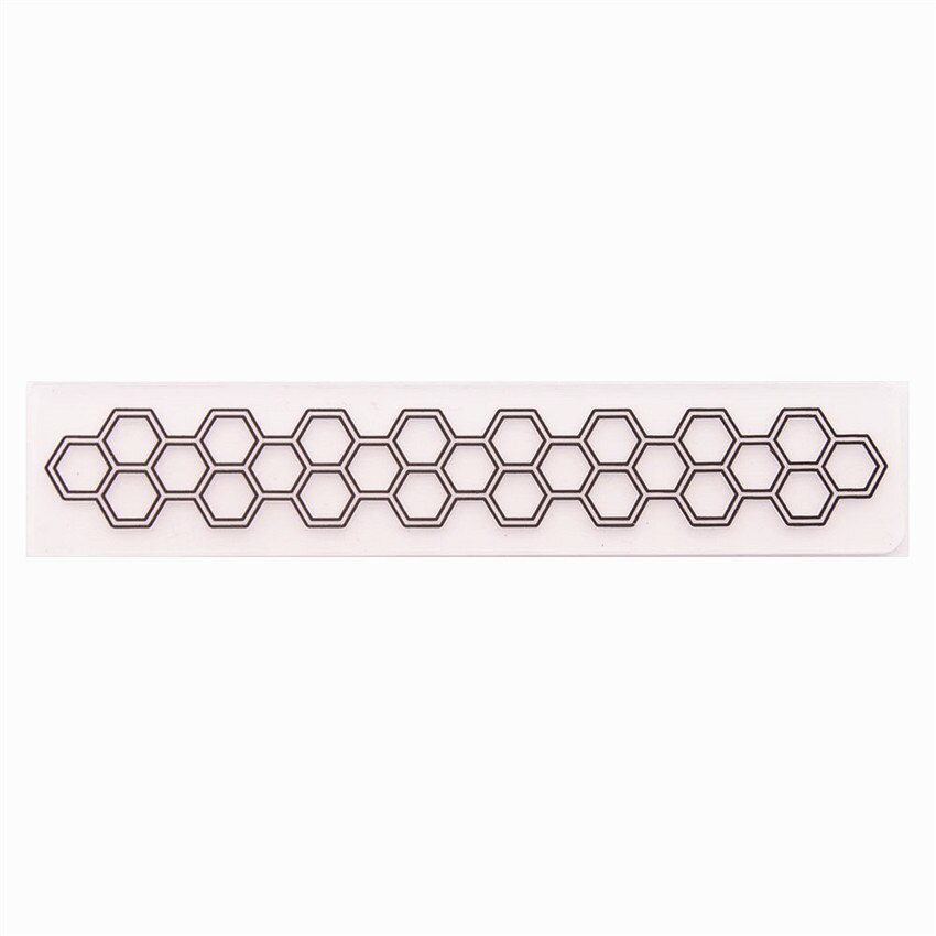 15x3cm cellular Embossing folders Plastic For Scrapbooking DIY Template Fondant Cake Photo Album Card Making