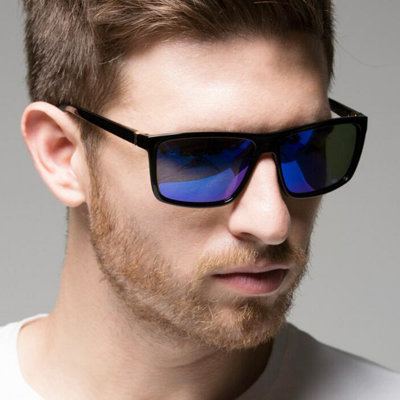 Solbriller mænd firkantede solbriller mærke  uv400 beskyttelsesskærme oculos de sol hombre briller driver oculos