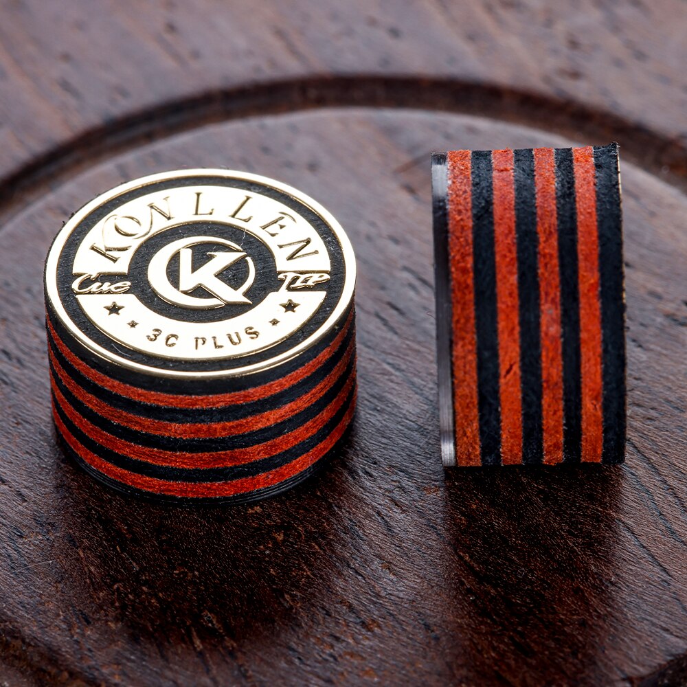 KONLLEN Pool Cue Tips MH Billiard Cue Tips 14mm 8 Laminated Japanese Imported Pigskin Cue Tips Billiard Accessories