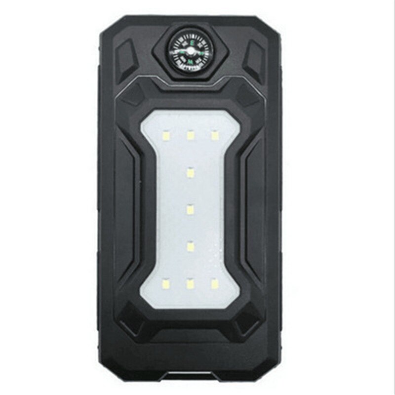 Colaier Solar Power Bank Dual USB 20000 mAh Waterdichte PowerBank Bateria Externe Draagbare Zonnepaneel met LED Bourgondië