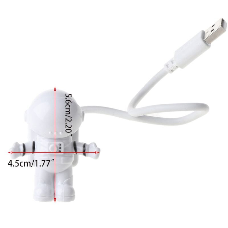 flashlight Spaceman Astronaut LED Flexible USB Light Night Light for laptop notebook pc computer