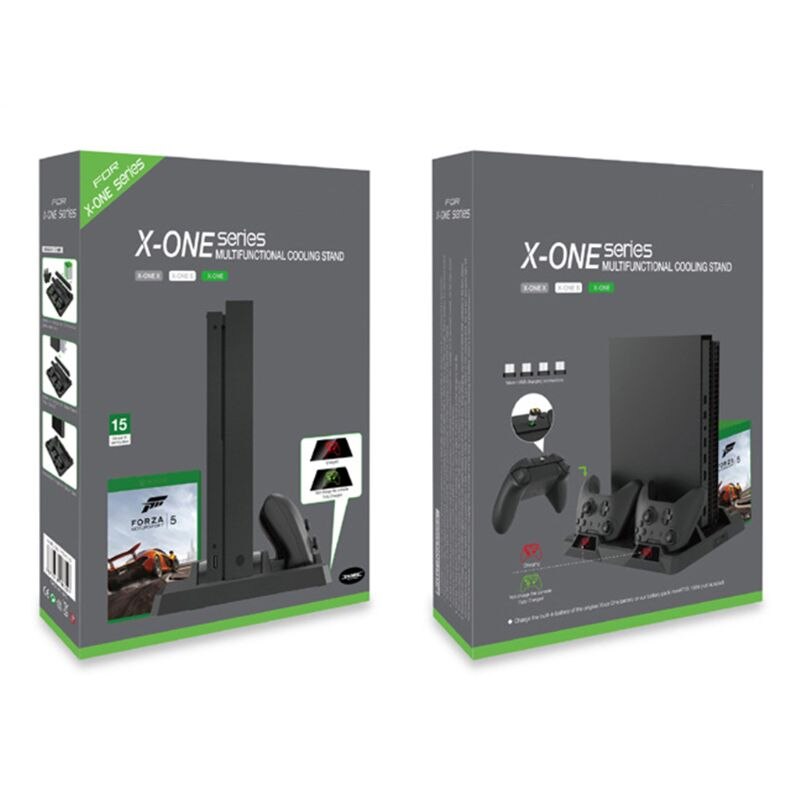 Oplaadstation met koelventilator, oplaadstandaard voor dubbele controller voor xbox one/x/s  r91a
