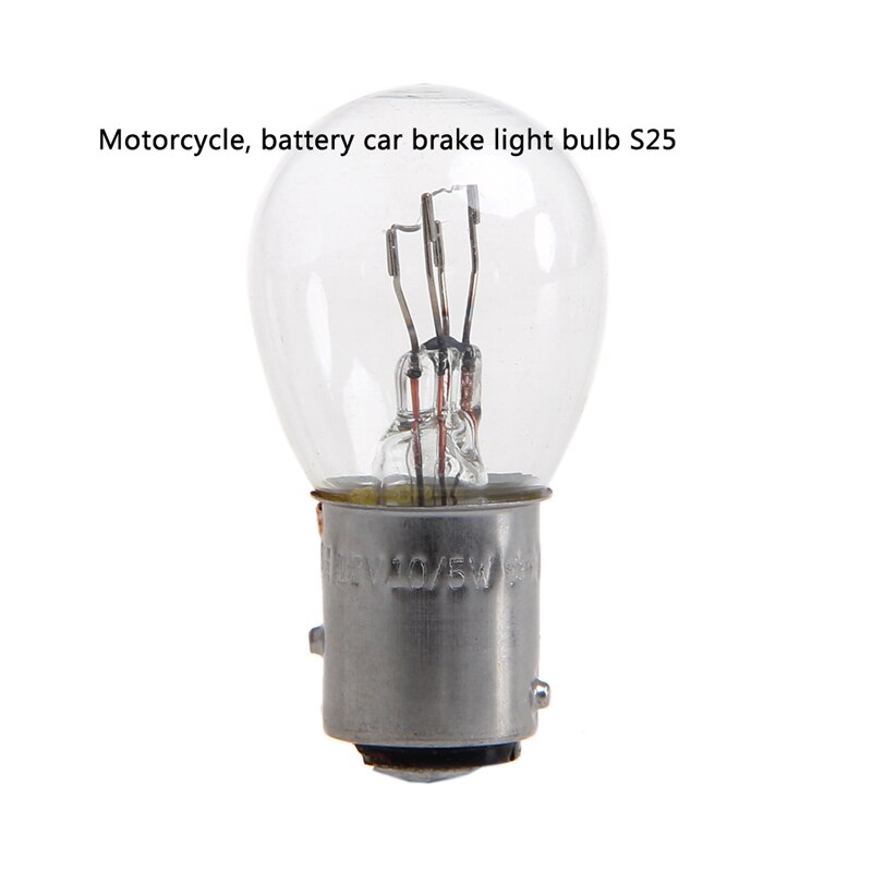 DC 12V 1157 10W Light Bulb Auto Car Brake Stop Signal Turn Reverse Tail Lamp S25 W91F