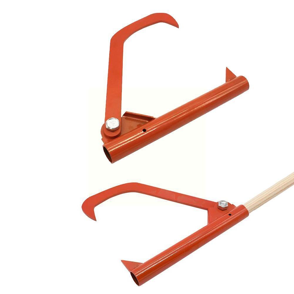 Steel Roller Felling Lever Lifter Log Peavy Home Transport Duty Heavy Cant Roller Handle) Rustproof Tool Hook Backyard (no Y6f3