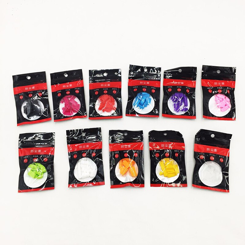 13 pçs/set Colorido Silicone Anti Poeira Tampa Da Ficha Stopper plugue poeira Laptop laptop à prova de poeira plugue poeira usb Acessórios de Computador