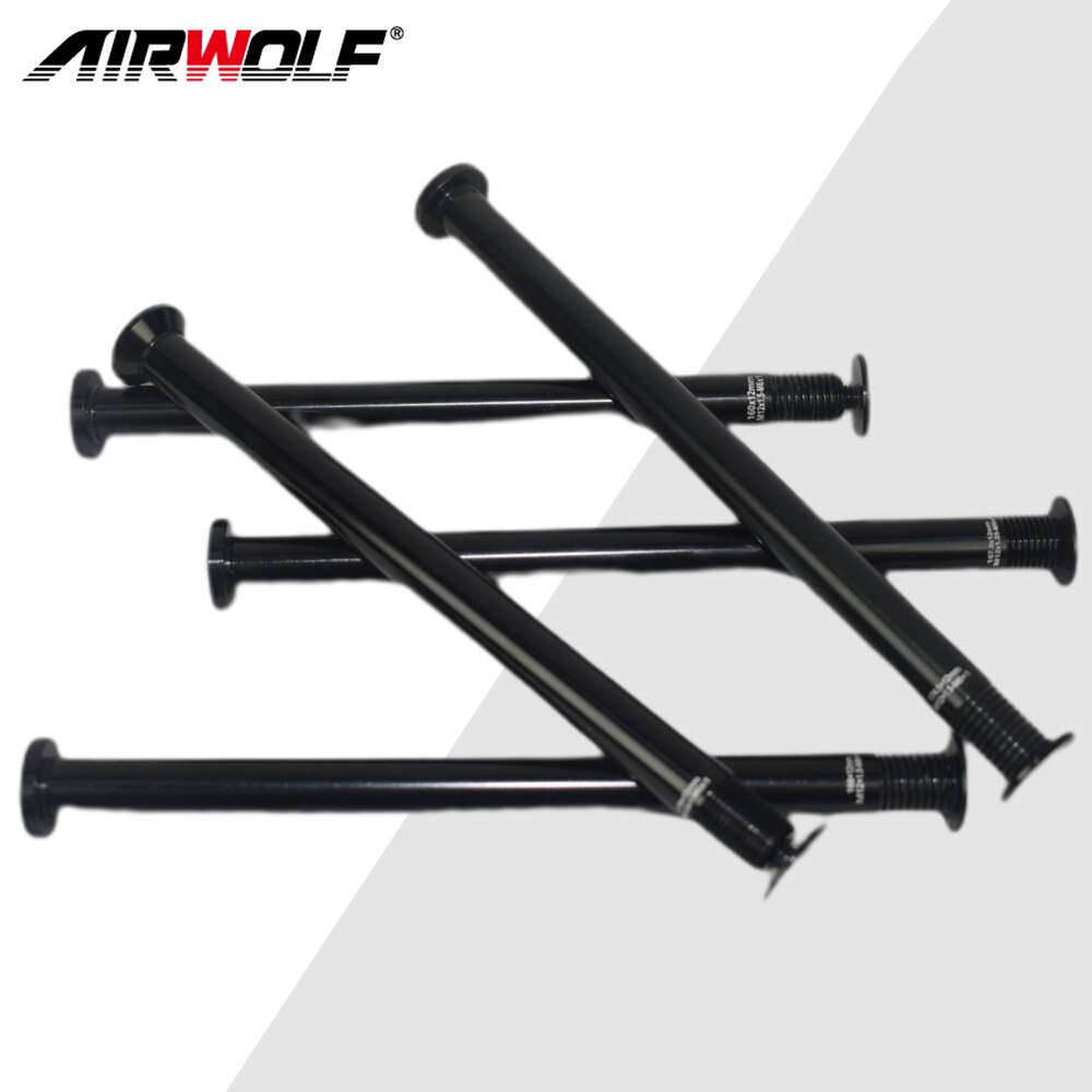 AIRWOLF 142x12mm 148x12mm Bicycle Thru Axle Rod Quick Release Skewer Aluminum Alloy Rear Wheels Skewer For Mtb/Road Bike Frame
