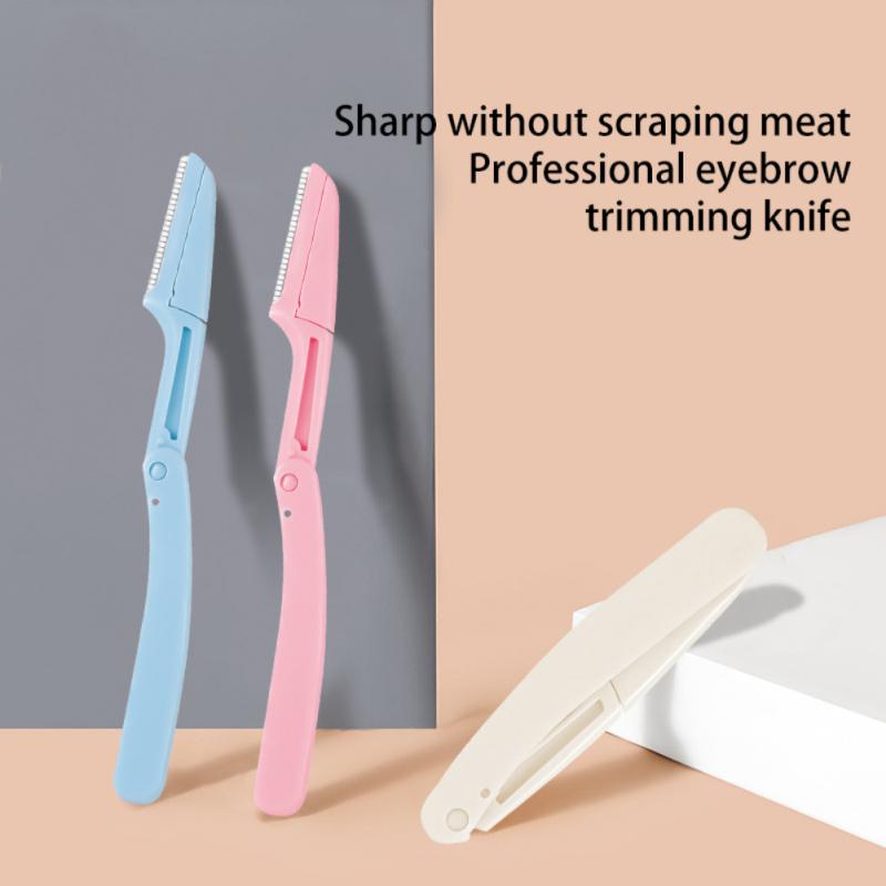 ﻿ 1PCS Eyebrow Trimmer Ladies Face Shaver Women Safe Gentle Makeup Tool For Women Anti-scratch Razor Makeup Tools Trendy ﻿