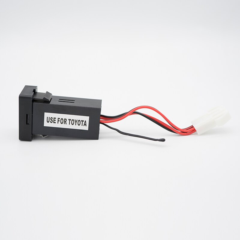 Car Voltmeter Thermometer LED Digital Real-time Dual Display Simple Non-destructive Installation for TOYOTA Car Dedicated