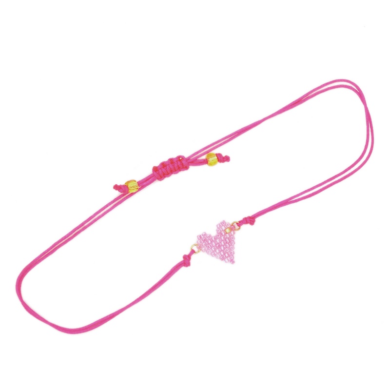 Bluestar Bohemian Glazen Kralen Ketting Armband Miyuki Accessoires Rood Zwart Hart Flamingo Charms Armband Voor Vrouwen Sieraden: Roest Rood