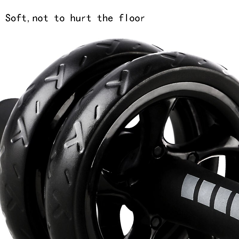 Double Wheel Abdominal Wheel ab Roller Press Roller Exercise abs Trainer Abdominal Muscle Trainer Sport at home gym Equipment