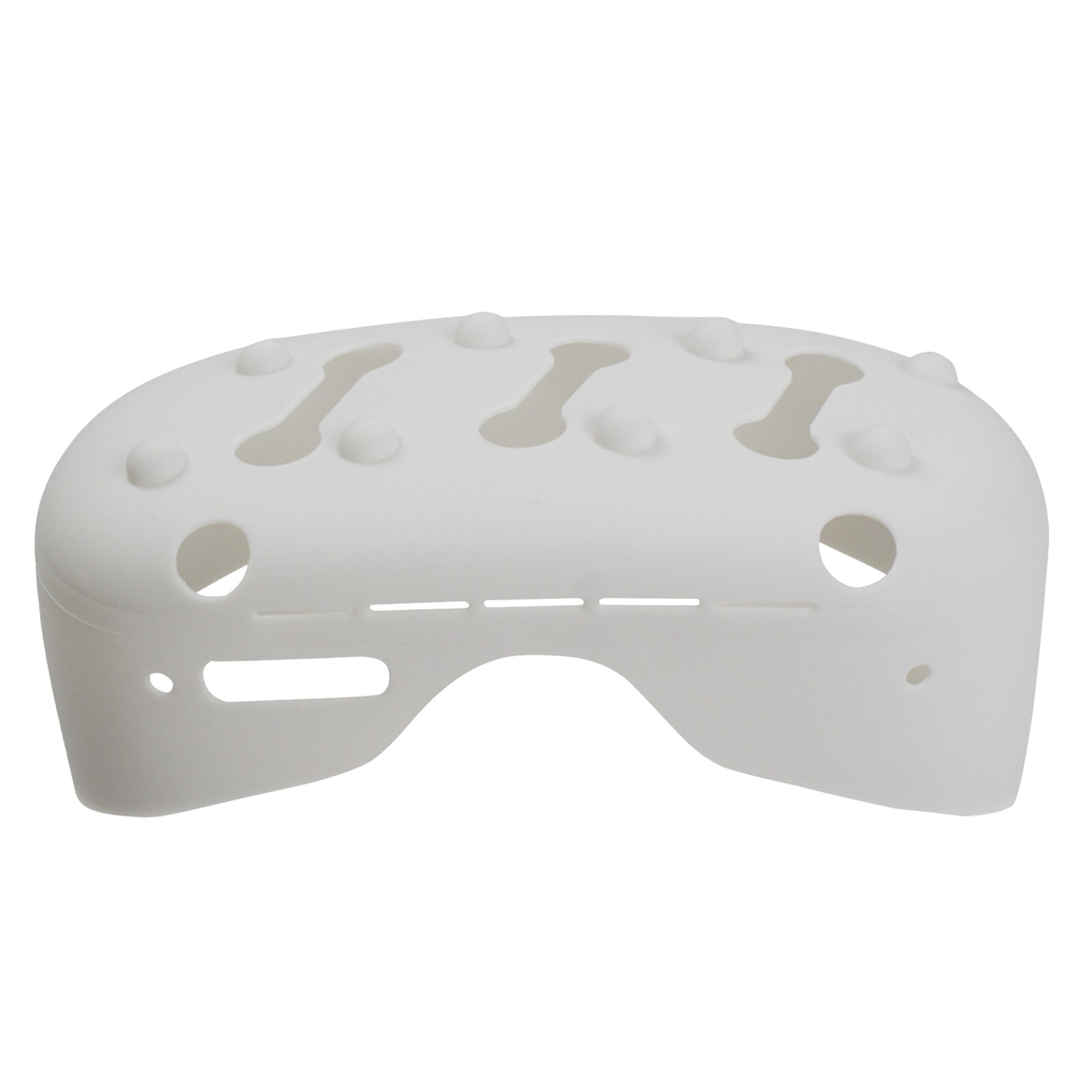 Vr Helm Beschermende Front Cover Voor Oculus Quest 2 Vr Siliconen Anti-Throw Bescherming Case Headset Accessoires: White