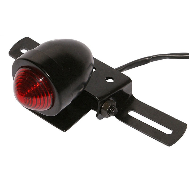 Bullet Motorfiets Achterlicht Stop Tail Lamp Voor Harley Bobber Cafe Racer Custom Rem Motos Lamp + Plaat Voor Suzuki kawasaki