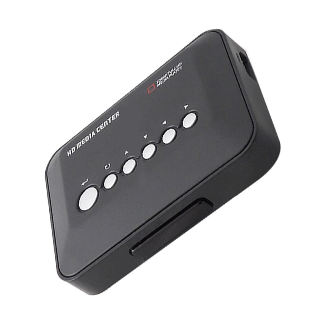 Mini Volledige HD1080P Mkv Hdd Hd Media Player Center Hd Av Vga Usb Sd Mmc Remote Controller Player Eu/ us/Uk/Au Plug