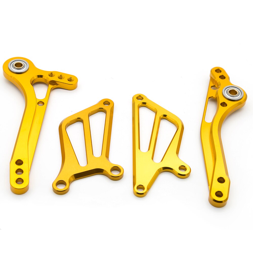 Voor Kawasaki ZX6R Zx 6R ZX-6R 2005 2006 Aluminium Motorcycle Achteren Geplaatste Voetsteun Footpeg Rem Versnellingspook Shifter Lever + Wing