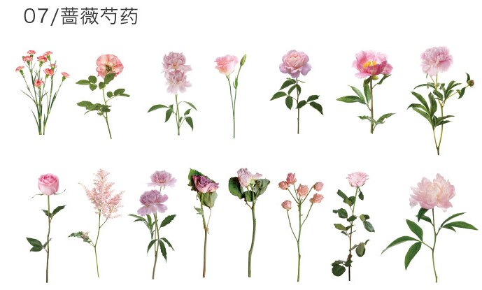 45pcs/1lot Kawaii Stationery Stickers Medici Garden Diary Decorative Mobile Stickers Scrapbooking DIY Craft Stickers: qiangweishaoyao