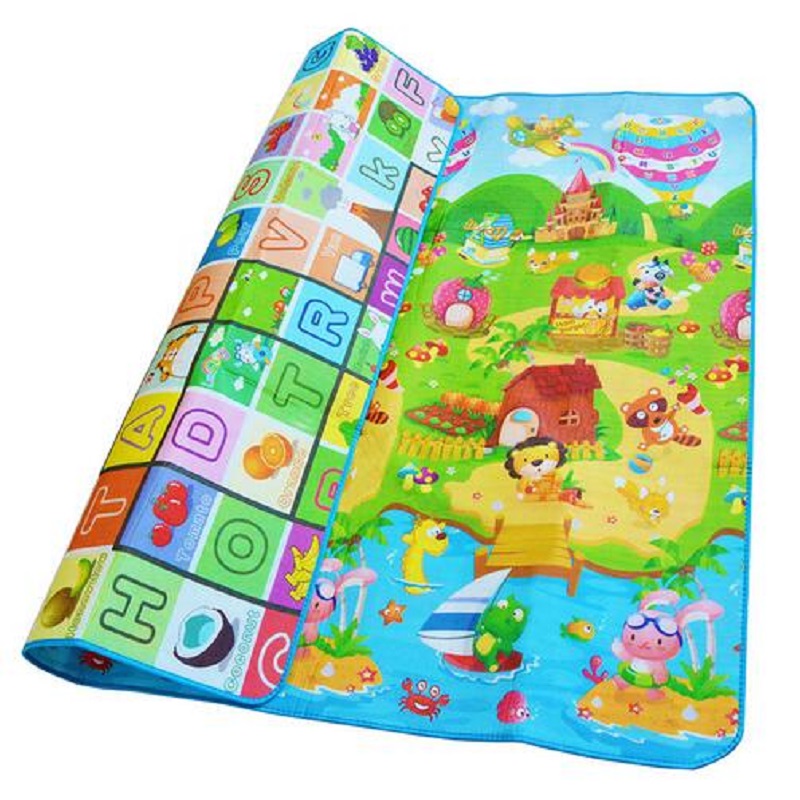 Alfombrillas educativas para juegos de bebé, 1cm de grosor, 1,8 m 2m x, alfombra de Material de espuma EVA para juegos de alfabeto de aprendizaje, Alfombra de gimnasio para escalada de niños