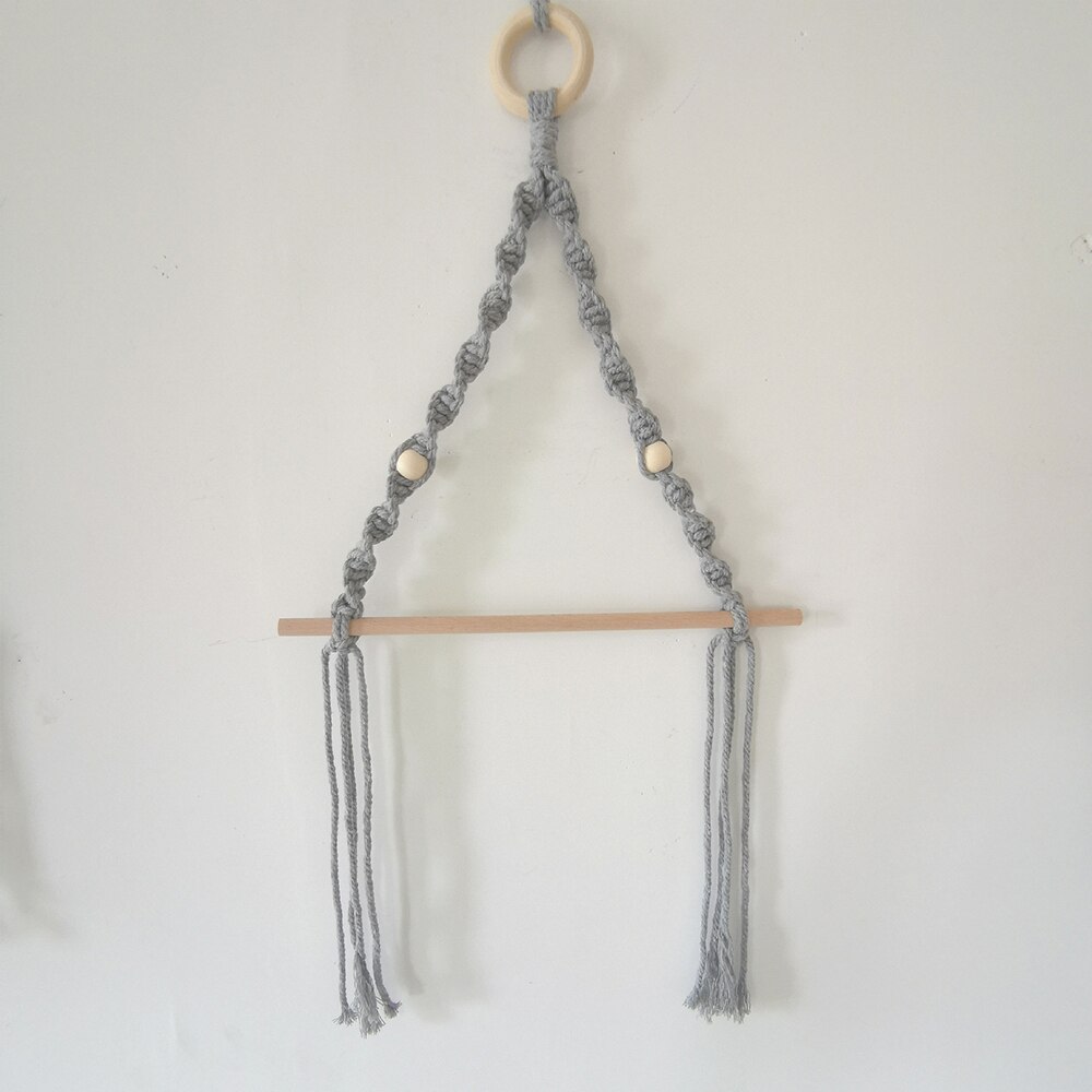 nordique toilette porte-rouleau de papier tapisserie macramé tenture murale salle décoration salle de bains distributeur de papier toilette: A5