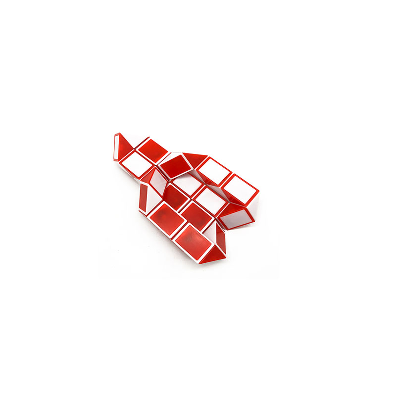 5 pièces Cool pièce serpent variété magique torsion populaire enfants jeu Transformable Puzzle: Orange