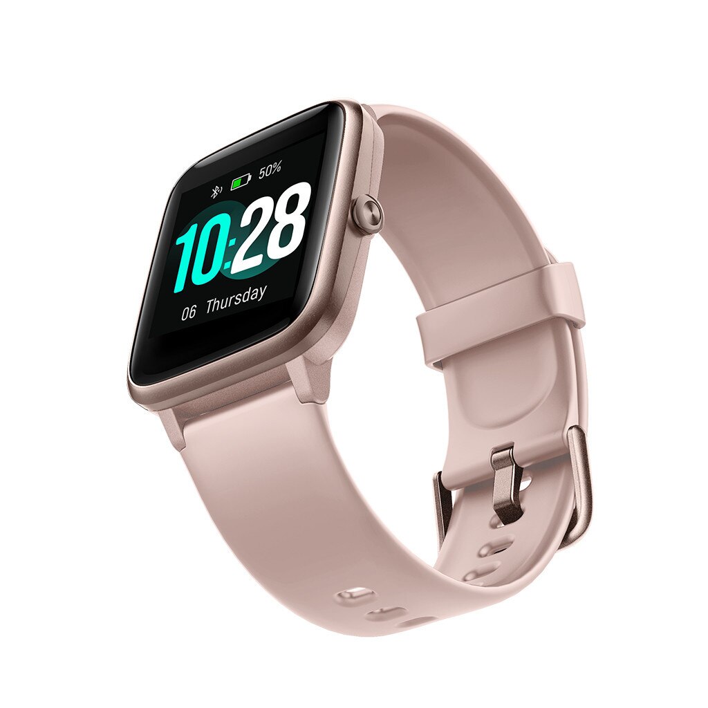 ID205 Smart Horloge Bluetooth 5.0 8 Sport Modi Slaap Management App Bluetooth Connectiviteit Voor Android Ios Telefoon: Pink