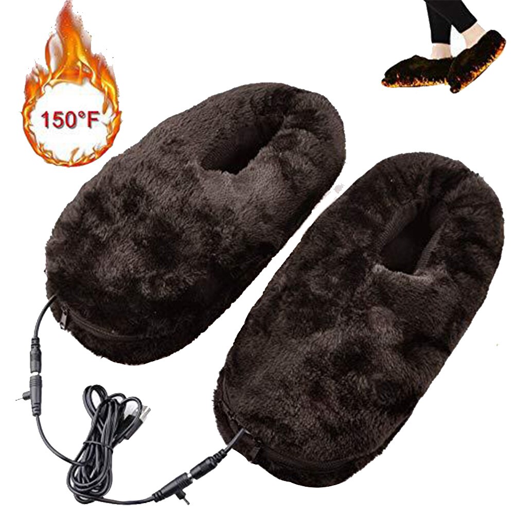 Pad Home Feet Warmer Winter Reliable Soft Portable Cold Relief Electric Heating Shoes USB Heated Slipper Practical