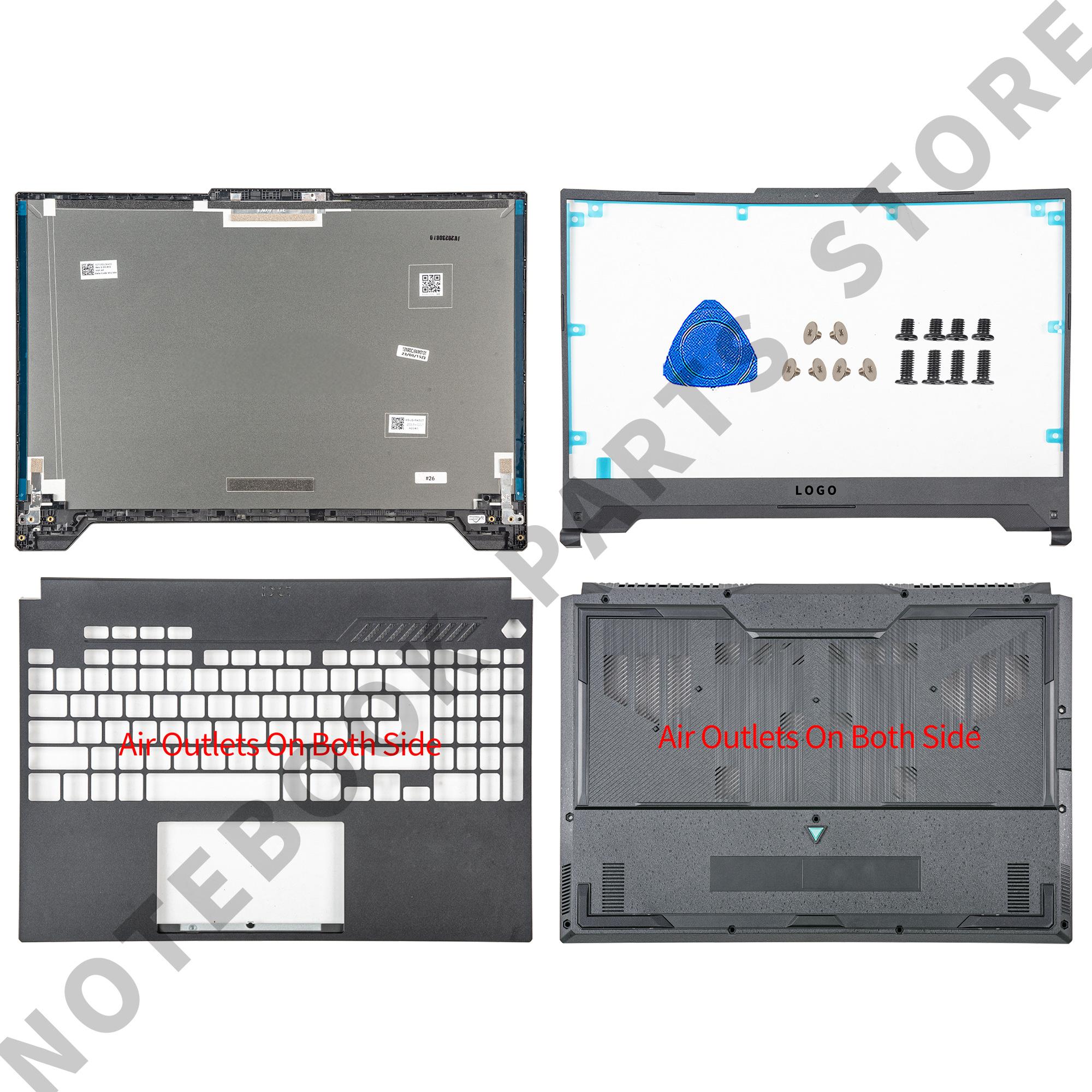 Air Outlet On Both Sides For TUF Gaming F15 FX507 FA507 FX507Z FX507ZM FA507R LCD Back Cover Front Bezel Hinges/Palmrst/Bottom