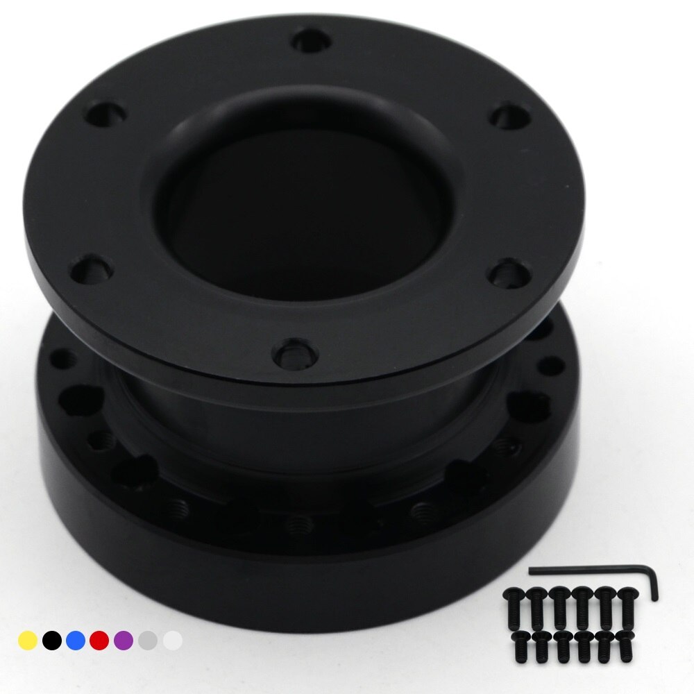 Universele Stuurwiel Hub Spacer 51Mm Stuurnaaf Boss Kit Adapter Spacer: Black