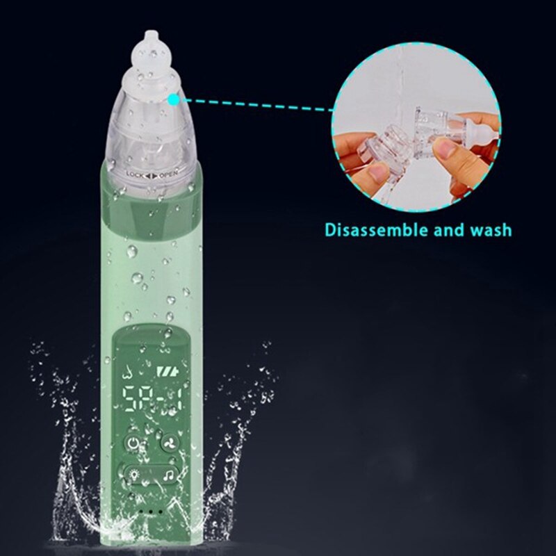 Elektrische neuszuiger voor baby's, multifunctionele stofzuiger voor het reinigen van mee-eters en acne-stofzuiger