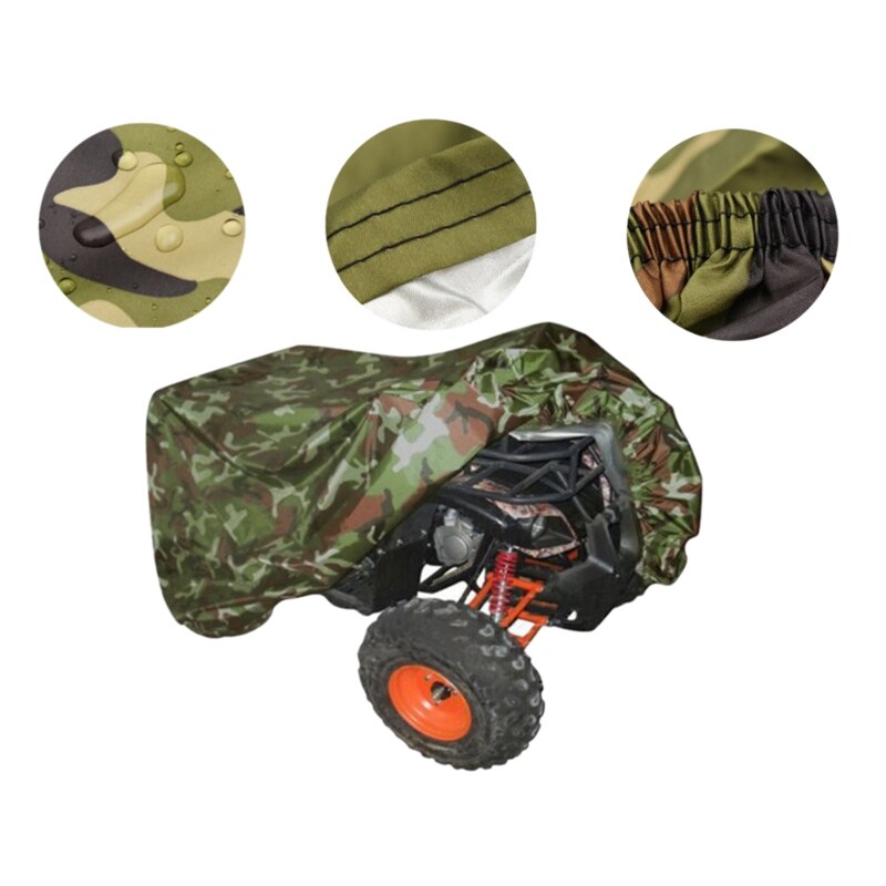 Atv motorfiets camouflage stofhoes zonbescherming waterdichte beschermhoes autokleding: Xl
