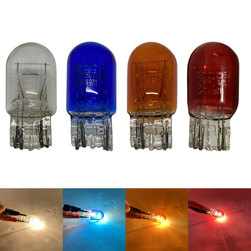 10x Signal Lampe 7440 WY21W W21W 7441 Lampen 12V warm weiß T20 Halogen 7443 W21/5W Halogen lampe Sicherung Lichter Umkehr Lichter