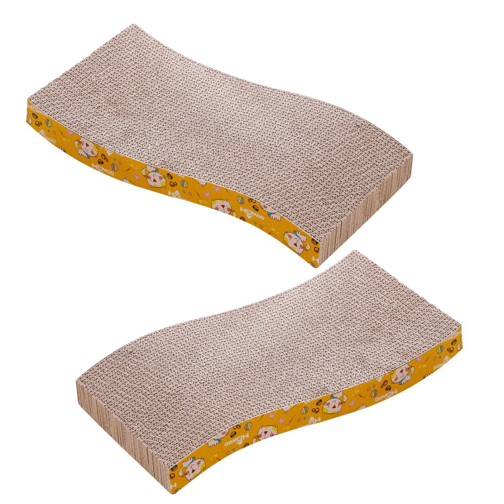 Interactieve Speelgoed Kat Krassen Golfkarton Slijpen Klauw Plaat Kattenkruid Papier Pad Voor Kat Scratchers Katten Speelgoed Schraper Mat 44