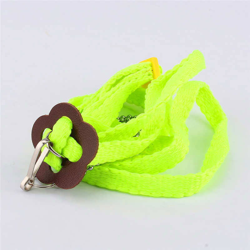 Säädettävä papukaija talutusnuora lemmikki lisko linnut valjaat talutushihna ulkona harjoitusköysi vyö kävelylyijy lintuhihna - väri satunnainen