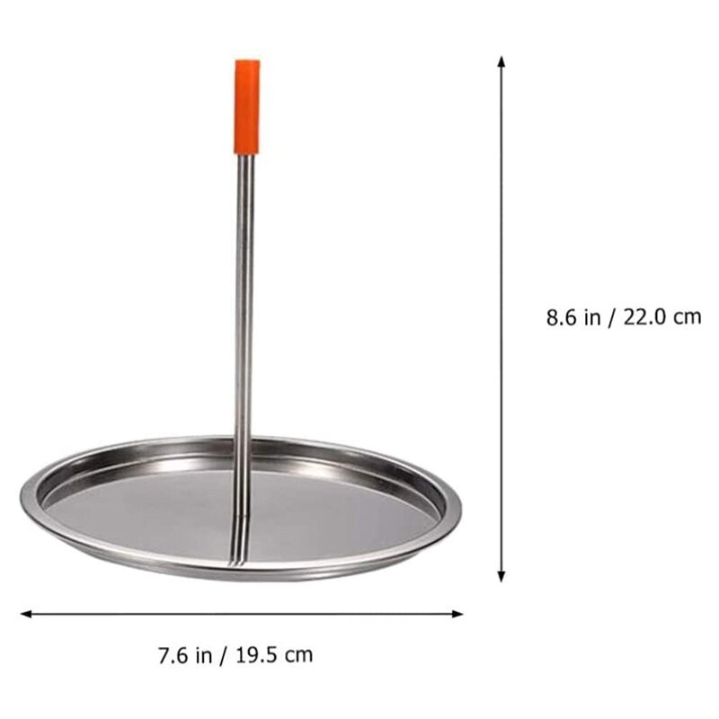 Vertical Chicken Grill Rack Stainless Steel Outdoor Camping Chicken Rack Skewer Barbecue Grilling Rack Meat Spit Cooking Tool