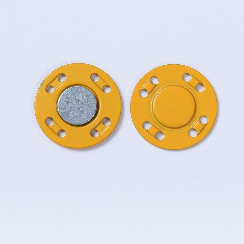 A pair Magnet Buttons Sewing Supplies Magnetic Clothing Invisible Magnet Buttons Metal Buttons Handmade DIY Clothing Decoration: 07 / 20mm
