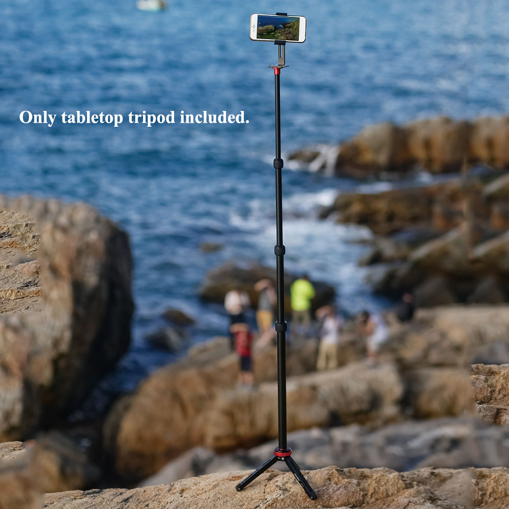 Andoer MT-01 Portable Aluminum Tabletop Tripod Mini Mobile/Camera Photography Bracket with 1/4" Screw Mount Max Load 80kg